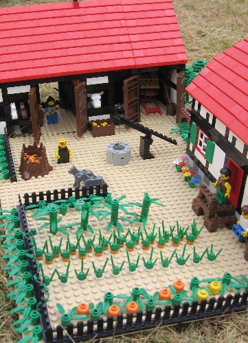 Lego Farm House  and Lego Barn